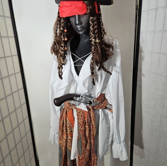 High Seas Pirate Halloween Costume Men's XL - Picture 4 of 12